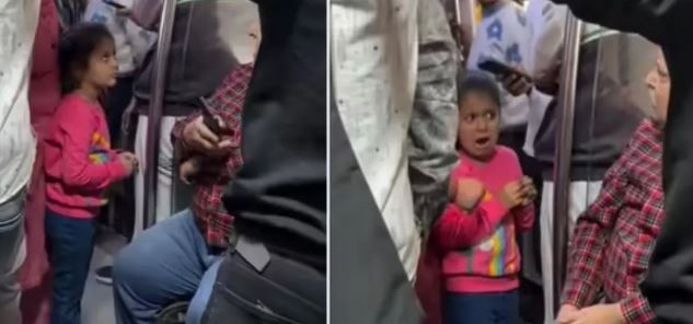 बच्ची का डरा हुआ चेहरा सोशल मीडिया पर वायरल (फाइल फोटो)