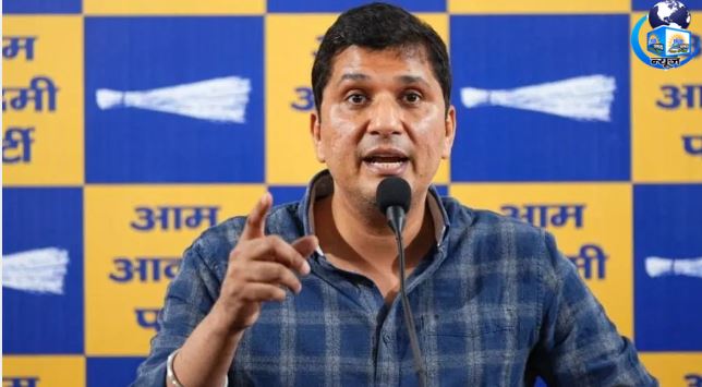 आप पार्टी सौरभ भारद्वाज ने दिल्ली की भाजपा सरकार को घेरा