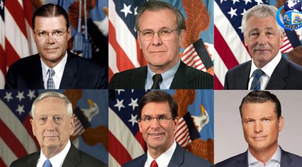 जंग की आग में जलती है अमेरिकी रक्षा मंत्रियों की कुर्सी