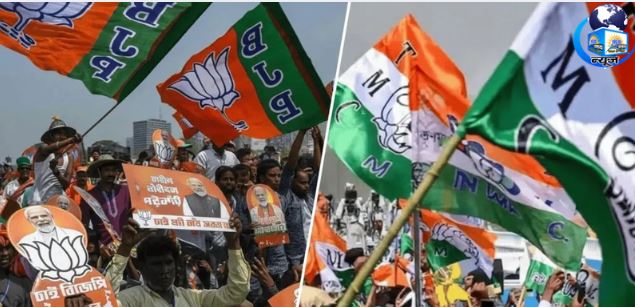 पश्चिम बंगाल में चुनाव से पहले हिंसा BJP-TMC कार्यकर्ता भिड़े