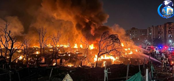 उत्तम नगरमछली मार्केट में आग (फाइल फोटो)