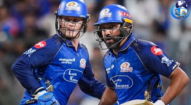 रोहित की 23 गेंद की फिफ्टी और रिकेल्टन के चौके-छक्कों की बौछार