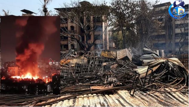 अवैध गोदाम में लगी आग, सिलेंडर विस्फोट से मचा हड़कंप