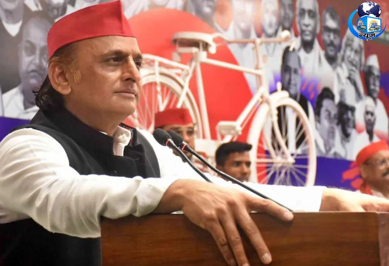 योगी के 'शेर' पर अखिलेश का तंज