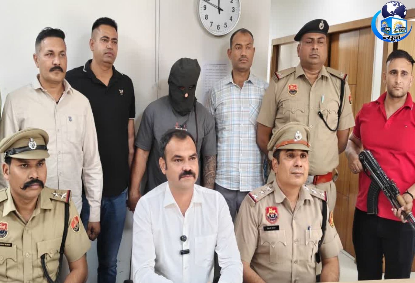 हरियाणा पुलिस ने कबड्डी खिलाड़ी को पकड़ा