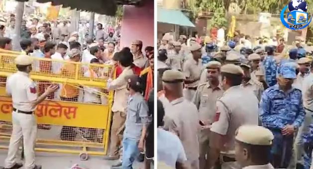 हनुमान जयंती पर दिल्ली के तुगलकाबाद और जहांगीरपुरी में तनाव