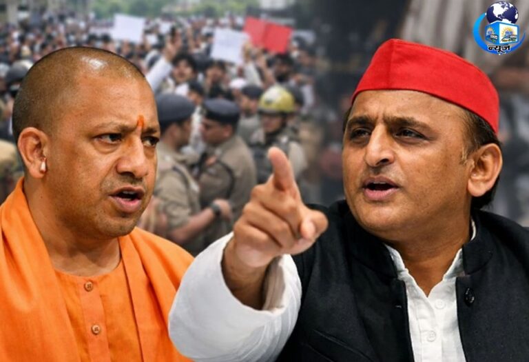 नोएडा मजदूर आंदोलन पर सीएम योगी के ‘साजिश’ बयान पर अखिलेश का तीखा पलटवार