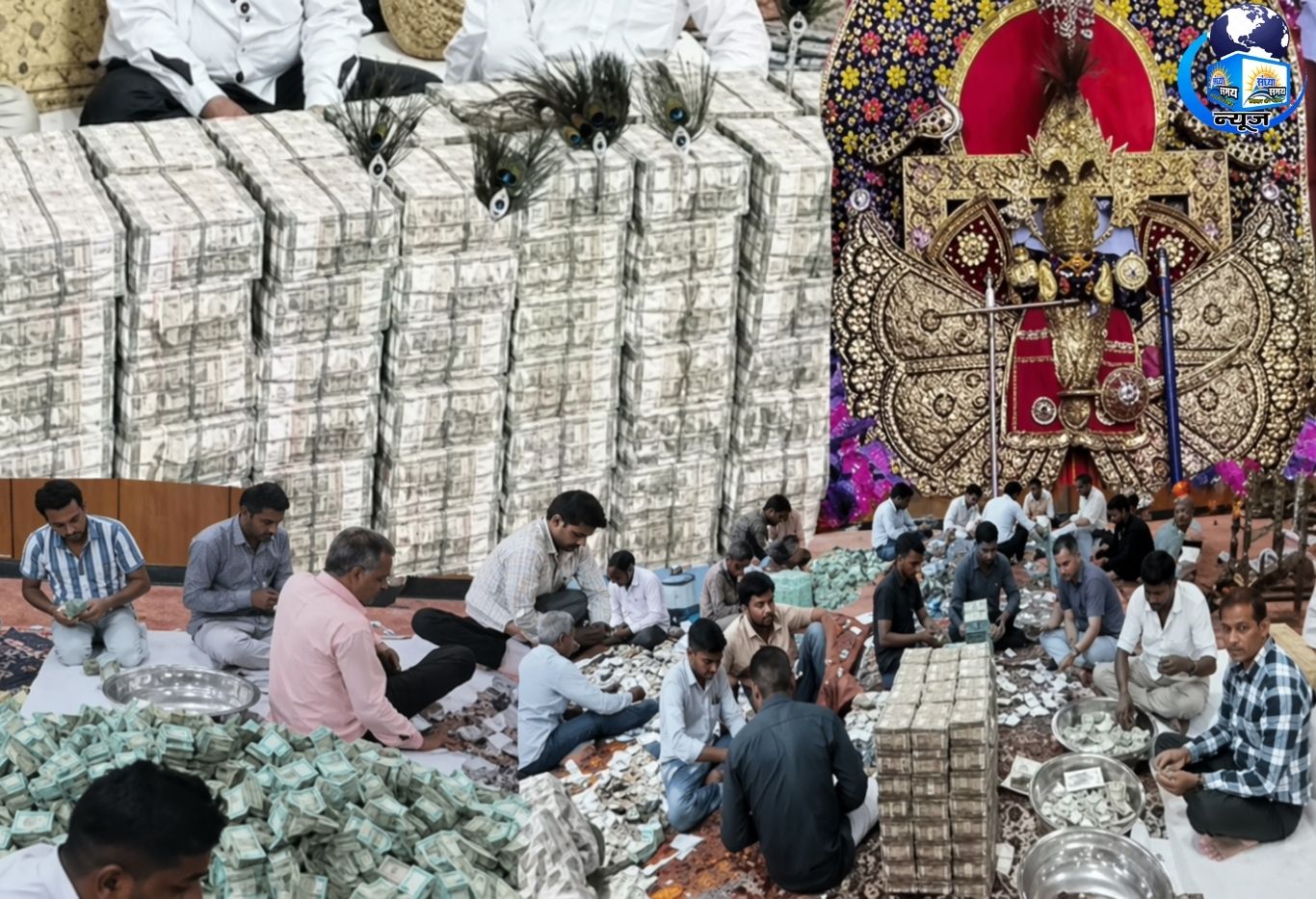 करोड़ों की बारिश: सांवलिया सेठ मंदिर में आस्था का कमाल