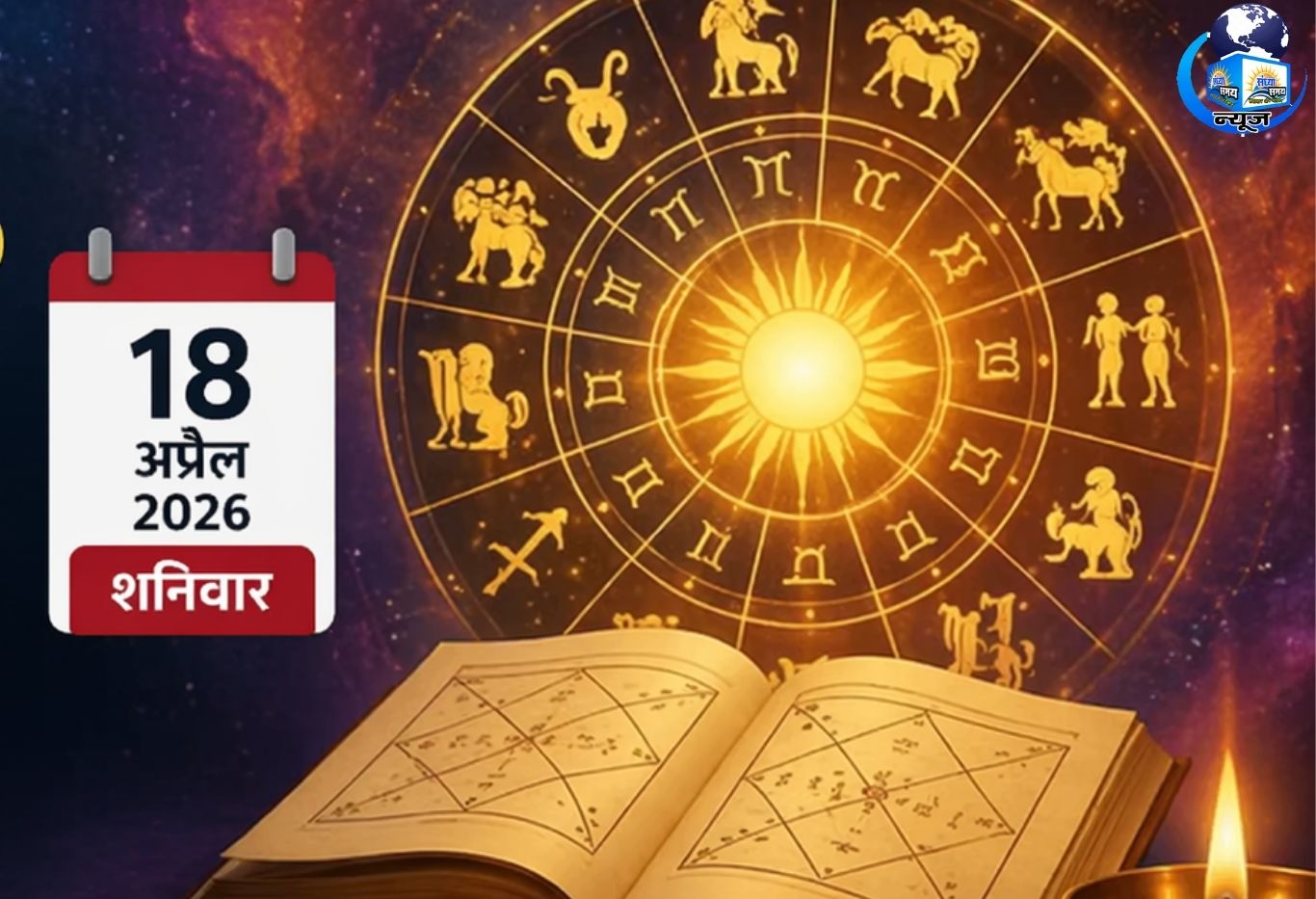 आज शनिवार 18 अप्रैल 2026 का दैनिक राशिफल
