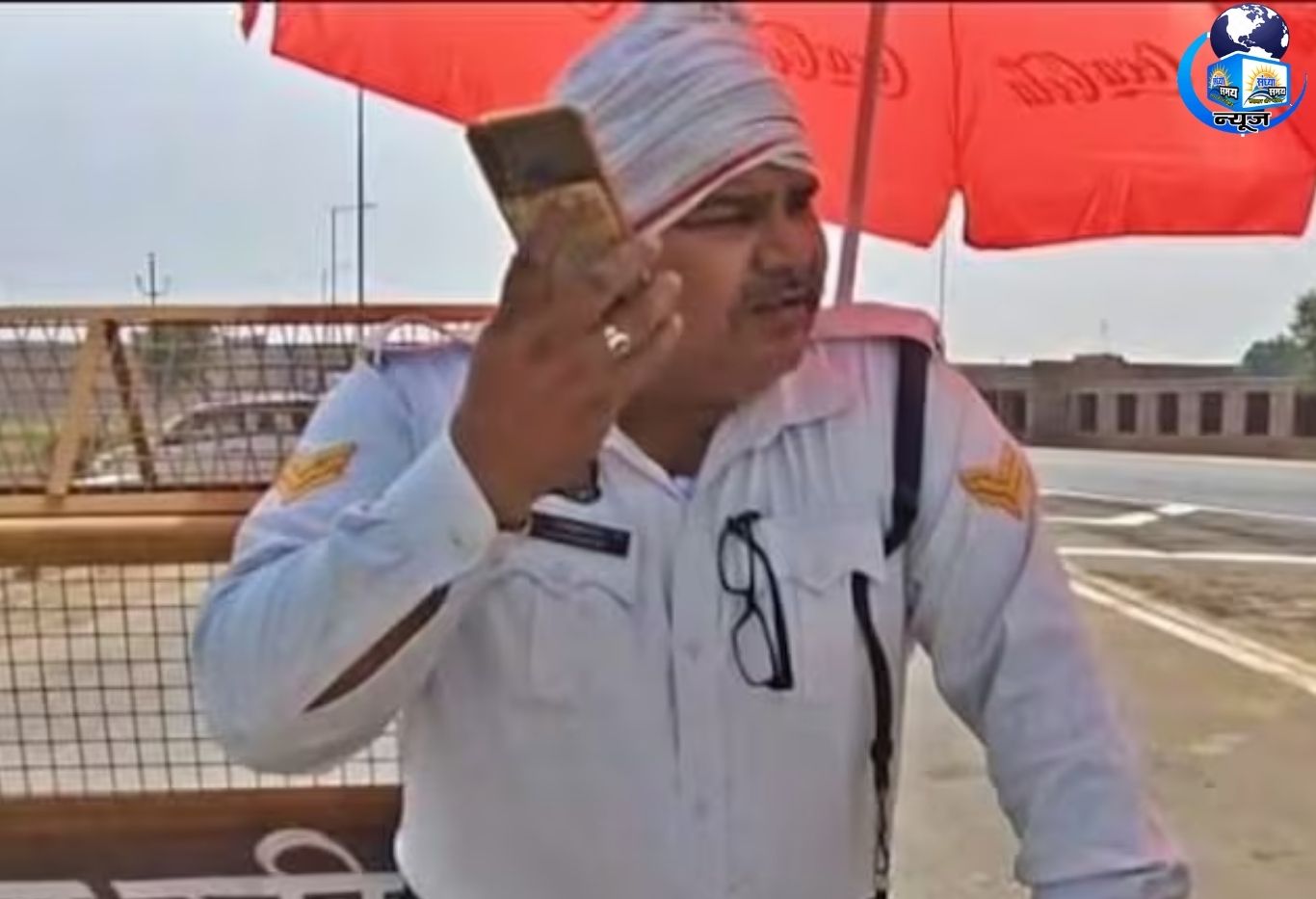 'पॉटी' विवाद और अवैध वसूली के मामले में ट्रैफिक दारोगा और सिपाही लाइन हाजिर