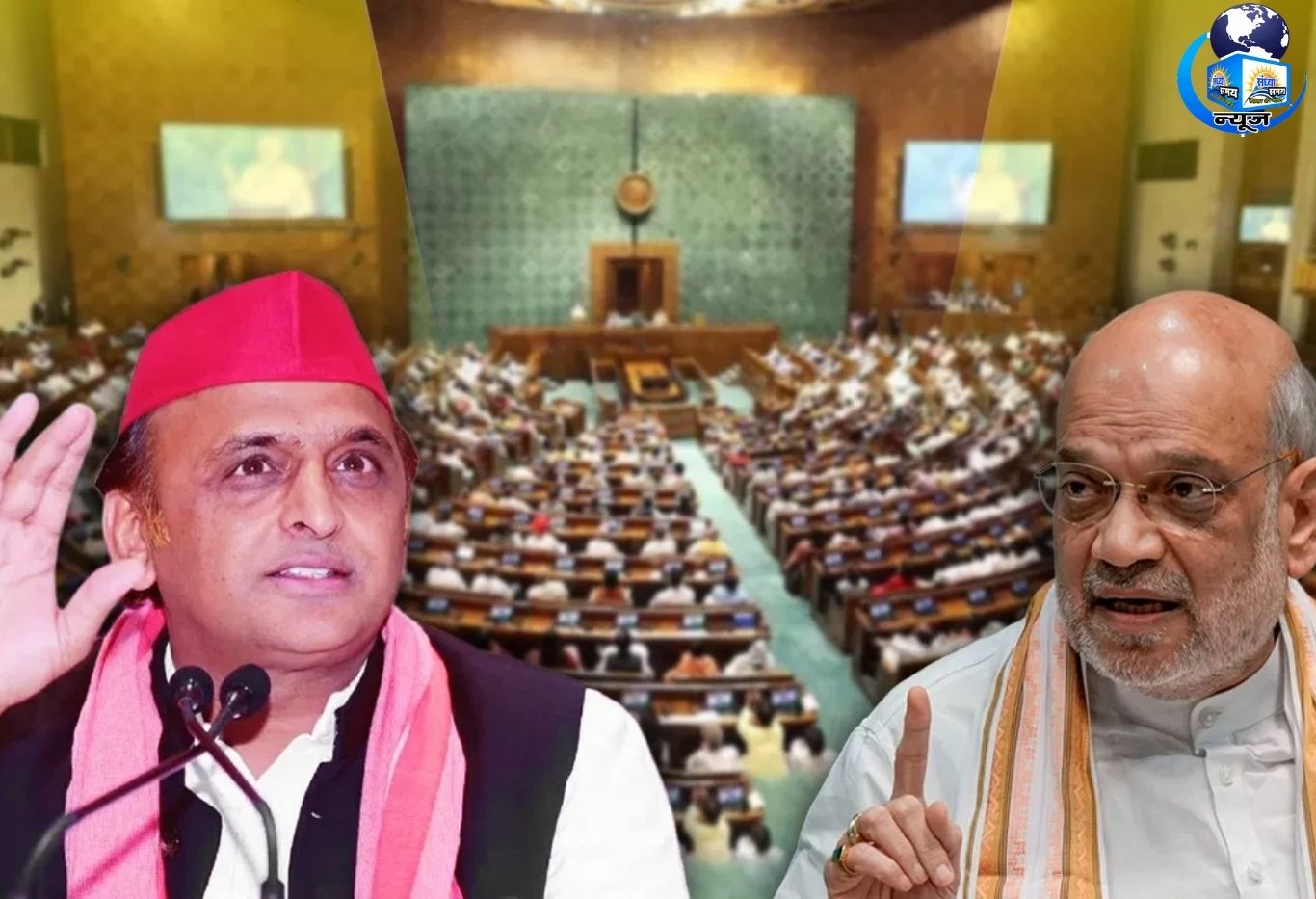 लोकसभा में शाह vs अखिलेश