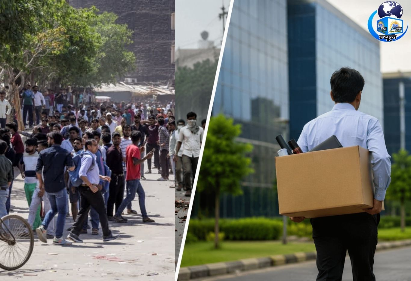 नोएडा हिंसा में बाहरी तत्वों की भूमिका और कंपनियों का भविष्य