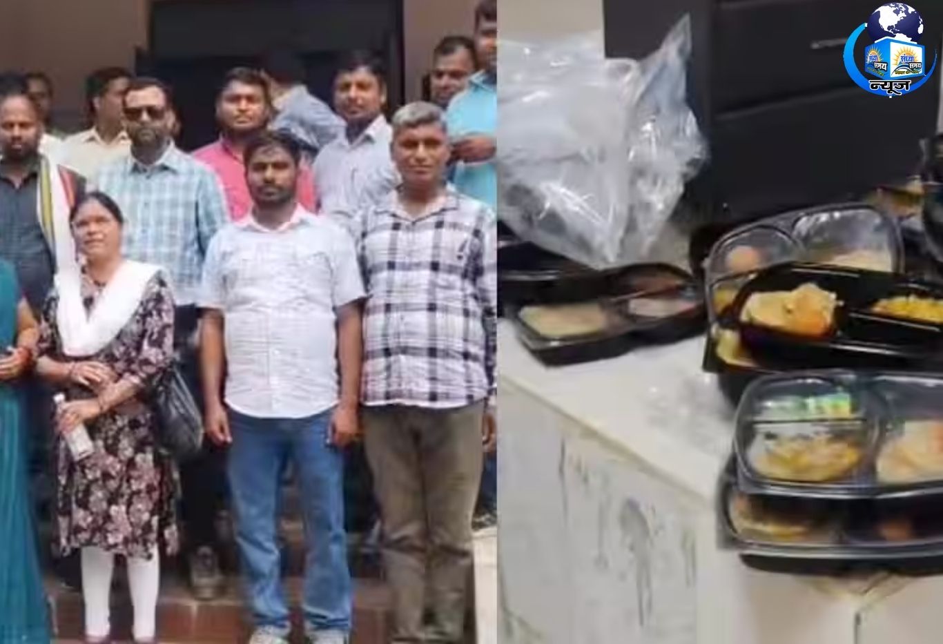 जनगणना की तैयारी पर भारी पड़ा ठेकेदार का बासी खाना: अमेठी में शिक्षकों का आक्रोश