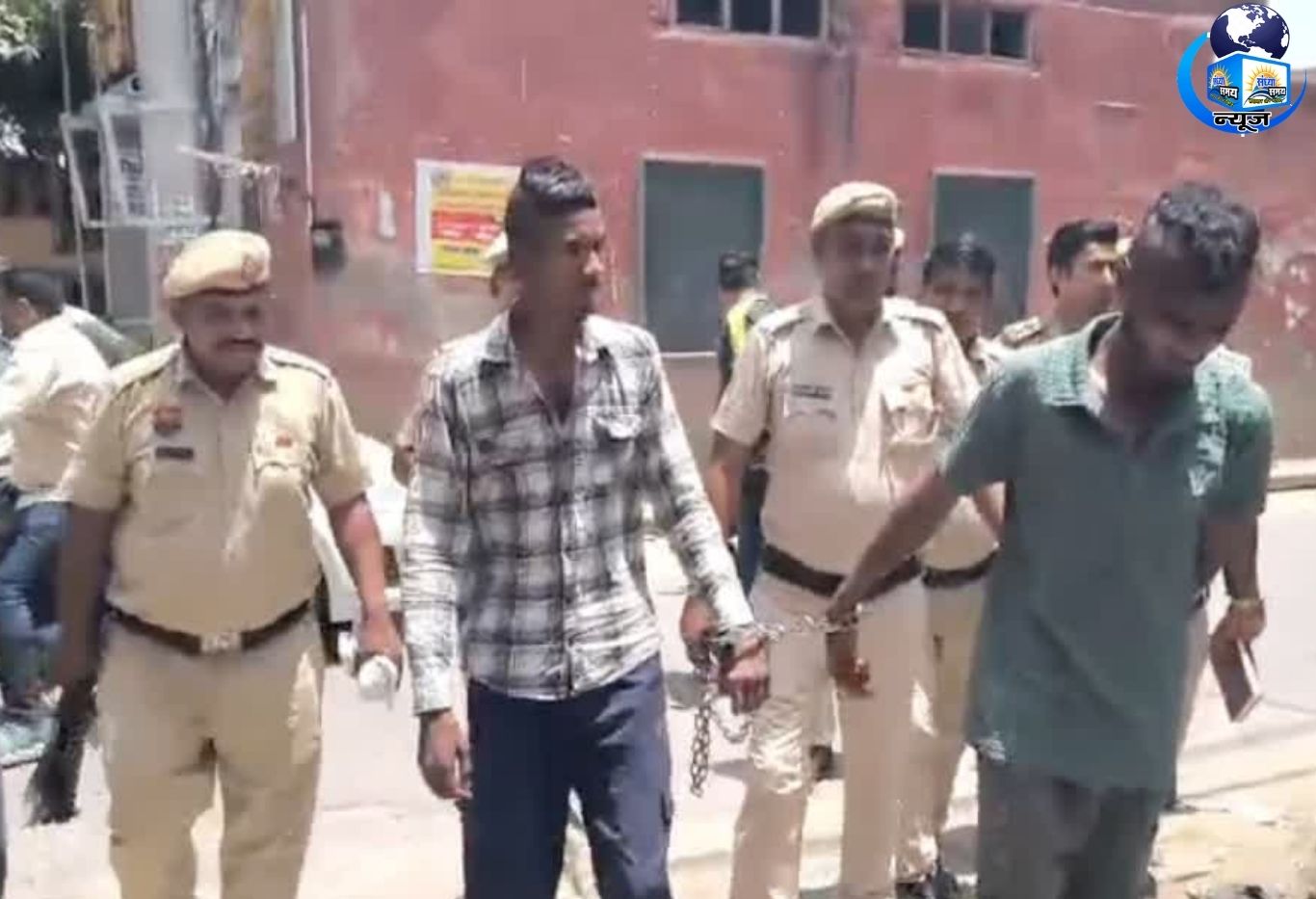जींद पुलिस का बड़ा एक्शन: बदमाशों को आधा गंजा कर बाजार में घुमाया