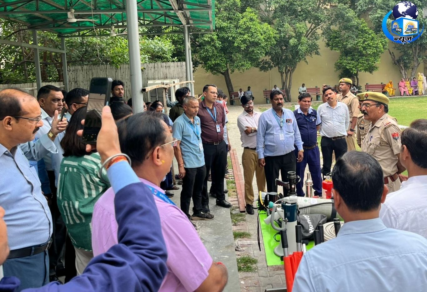 नोएडा में फायर सेफ्टी को लेकर अस्पताल प्रशासन हुआ सतर्क