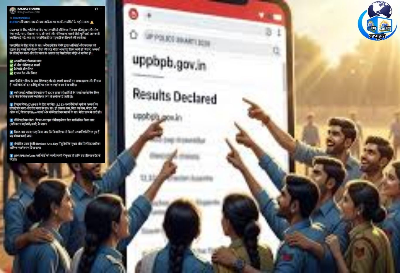 UPSI Cutoff 2026: यूपी SI अभ्यर्थियों ने मांगी फाइनल मेरिट लिस्ट