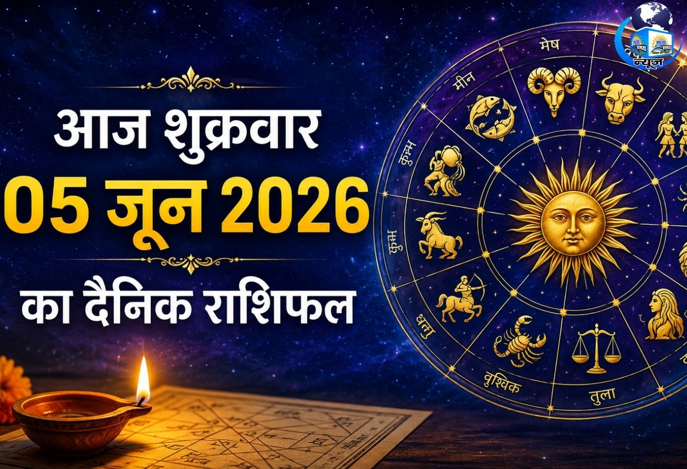 आज शुक्रवार 05 जून 2026 का दैनिक राशिफल