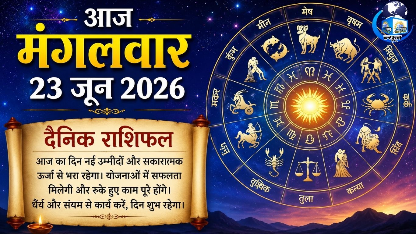 आज मंगलवार 23 जून 2026 का दैनिक राशिफल
