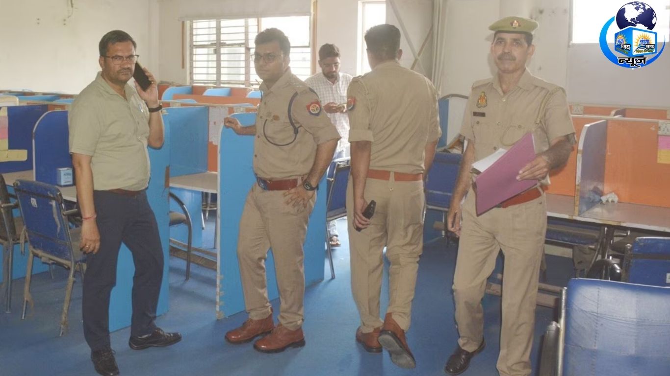 गाजियाबाद प्रशासन ने की सुरक्षा की पड़ताल