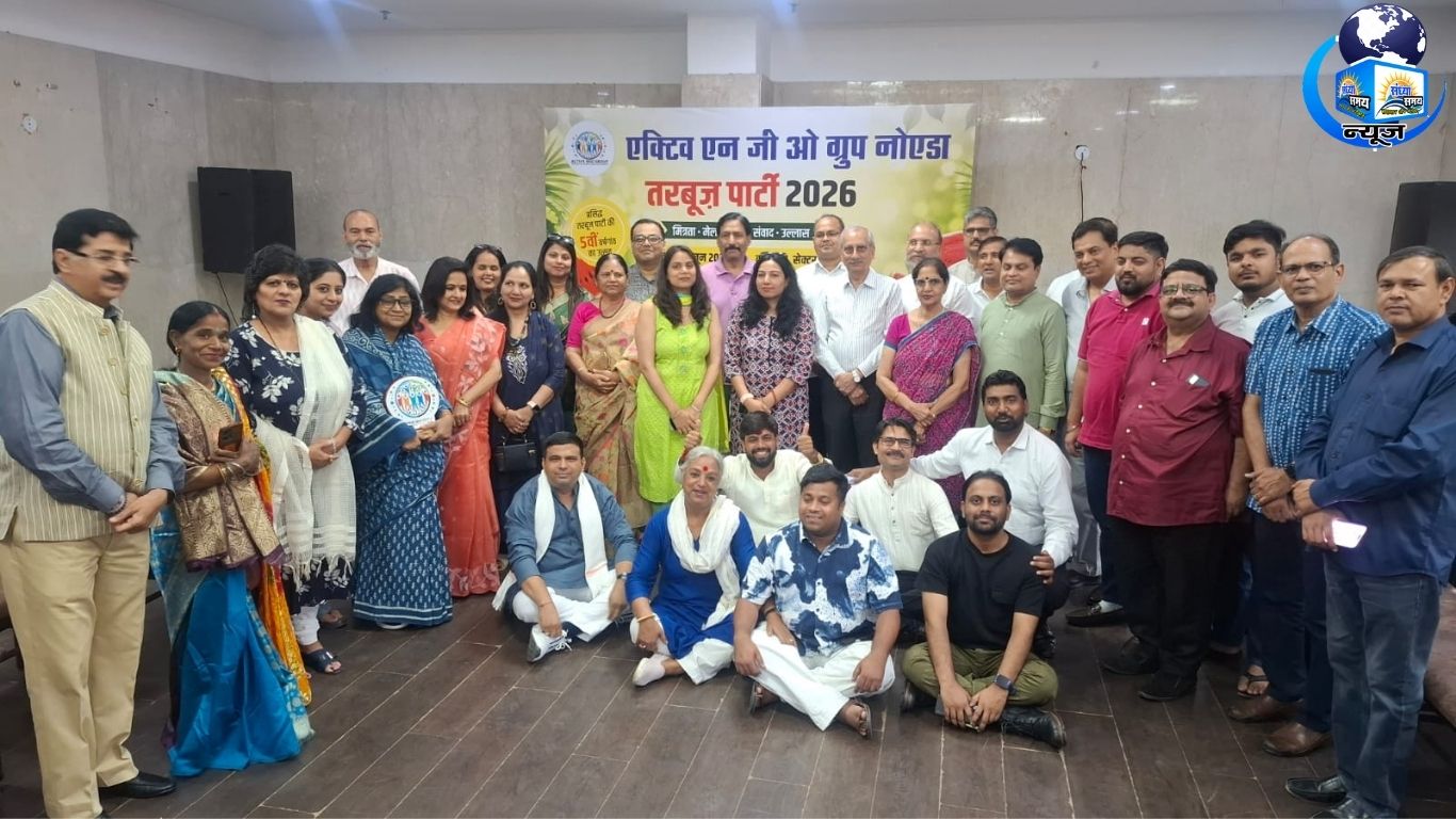 एक्टिव एनजीओ की तरबूज पार्टी में जुटीं 35 सामाजिक संस्थाएँ
