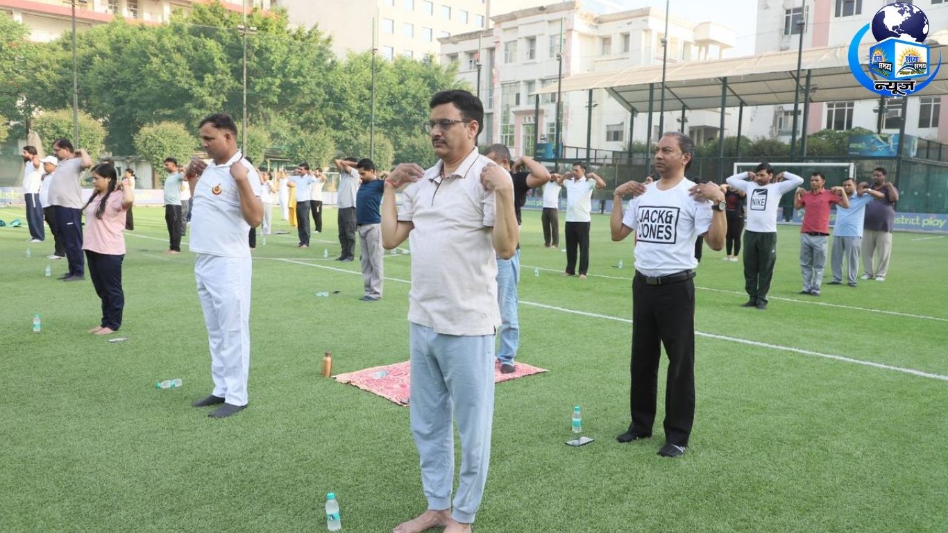 सूर्य नमस्कार और प्राणायाम से शुरू हुई आईएमएस की योग कार्यशाला
