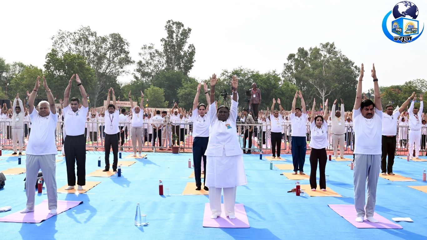 अंतर्राष्ट्रीय योग दिवस 2026 पर जबलपुर में रहा विशेष आयोजन