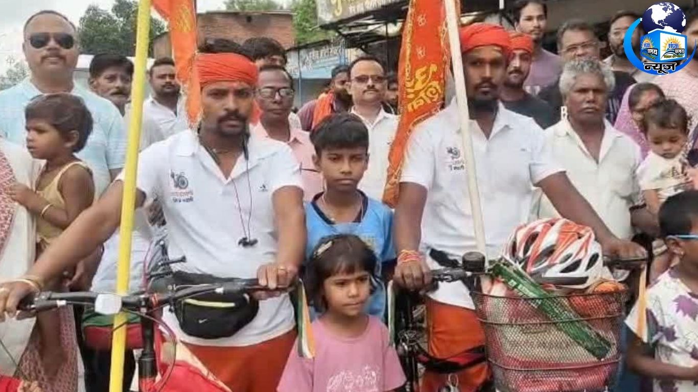 नंगे पांव 2200 किमी साइकिल यात्रा, तिरुपति पहुंचने निकले युवा