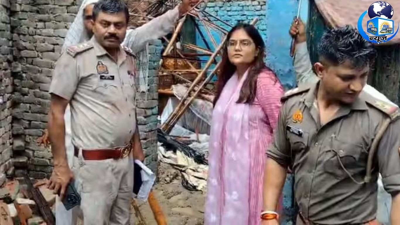 हापुड़ में बारिश बनी काल, छत गिरने से पिता की दर्दनाक मौत
