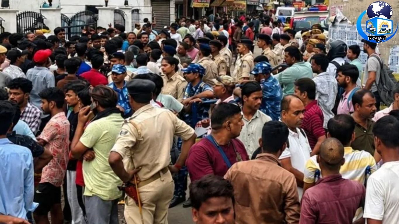 पुलिस थाने में परिजनों का हंगामा, जांच में जुटी एसआईटी