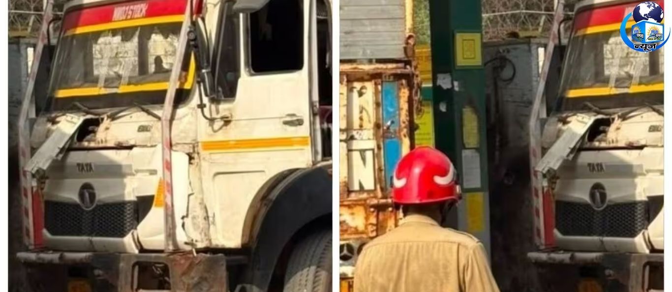 गैस भरते ही फट गया ट्रक, दिल्ली में भयानक हादसा