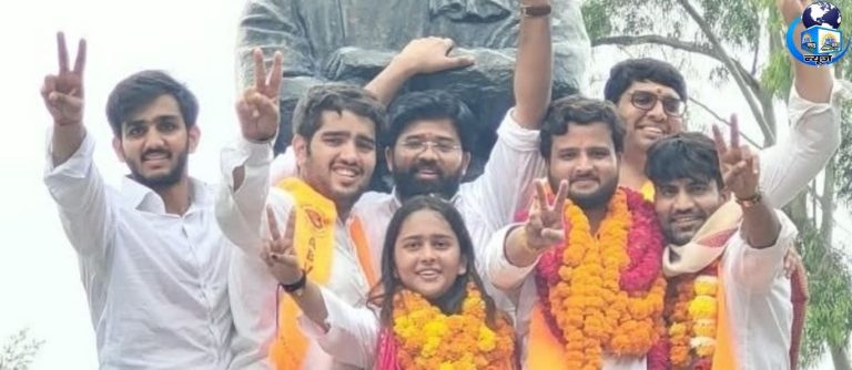 दिल्ली यूनिवर्सिटी में ABVP की धमाकेदार जीत, कांग्रेस को झटका