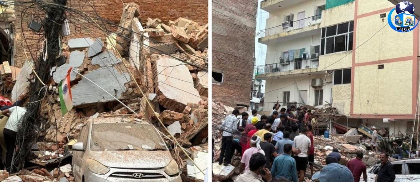 सत्य निकेतन में धड़ाम से गिरी इमारत, जिंदा दबे छात्र!