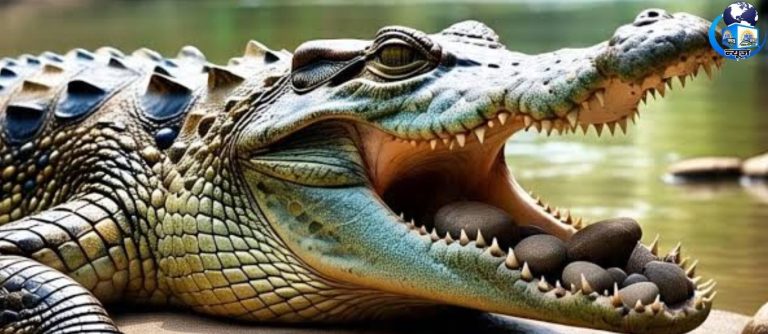 मगरमच्छ पत्थर क्यों खाता है? जानिए चौंकाने वाला राज