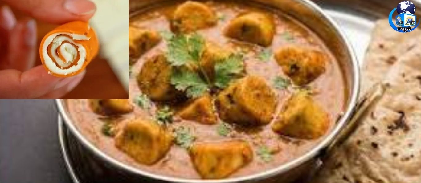 राजस्थानी गट्टे को दें पनीर रोल का धमाकेदार ट्विस्ट