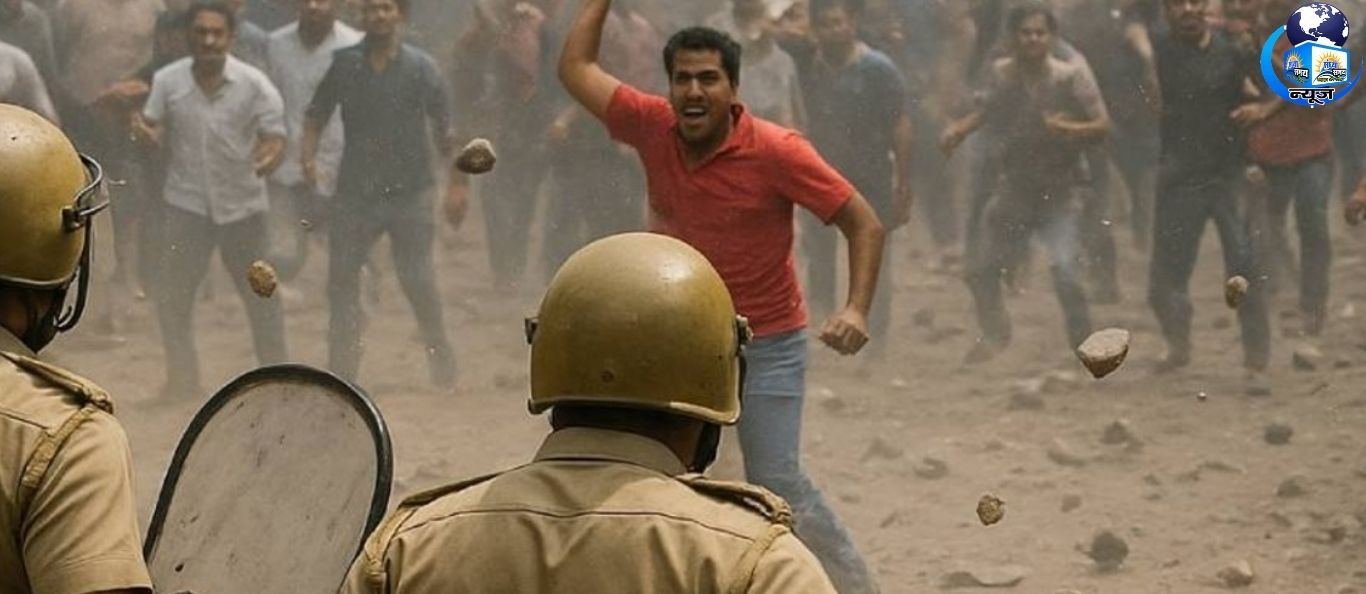 मवेशी पकड़ने गई निगम टीम पर जमकर हमला, वीडियो वायरल!