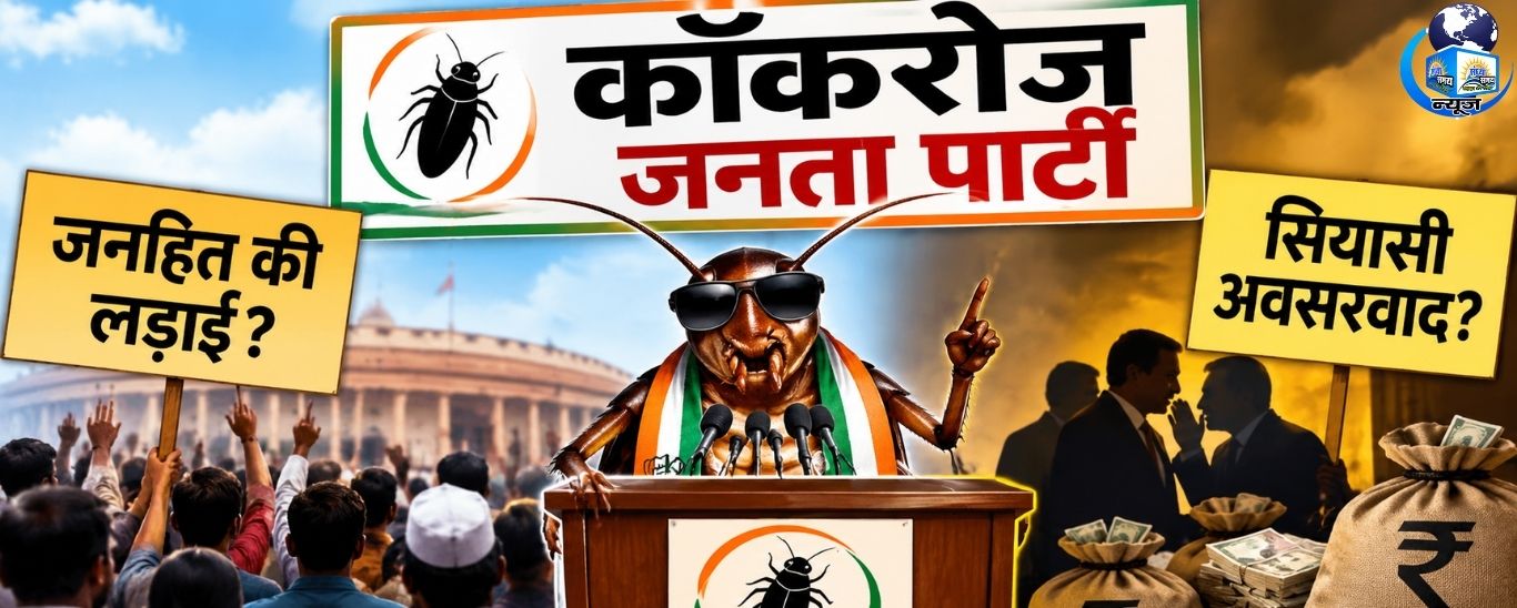 कॉकरोज जनता पार्टी का असली खेल! जनहित की लड़ाई या सियासी अवसरवाद?