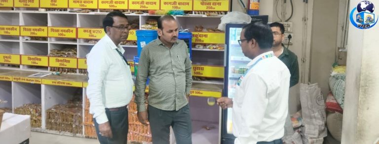 पटना में खाद्य सुरक्षा विभाग की रेड, कई स्टोर को नोटिस