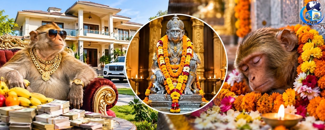 बंदर के नाम पूरी संपत्ति (फाइल फोटो)