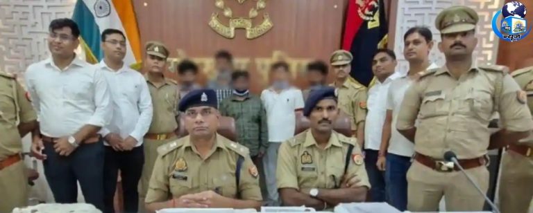 गोरखपुर में साइबर ठगी के नेटवर्क का खुलासा,पांच गिरफ्तार