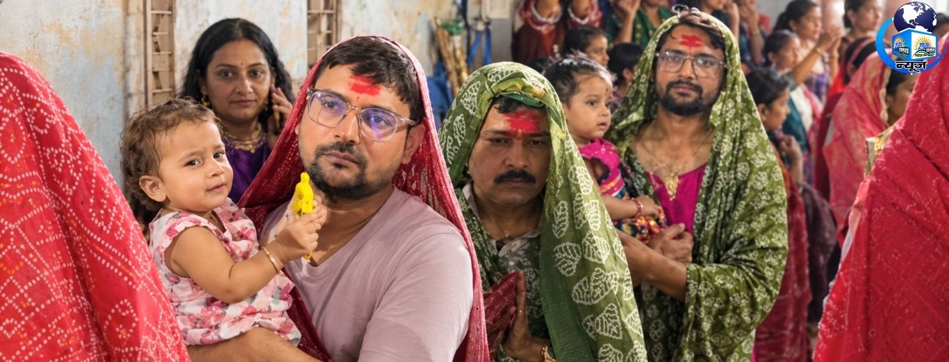 नवरात्रि में पुरुषों का साड़ी पहनकर गरबा, जानें रहस्य