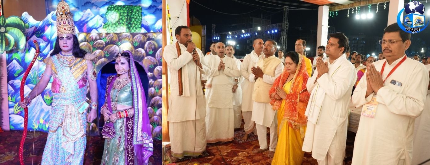 नोएडा रामलीला में दिखा भाईचारे और त्याग का अद्भुत संगम