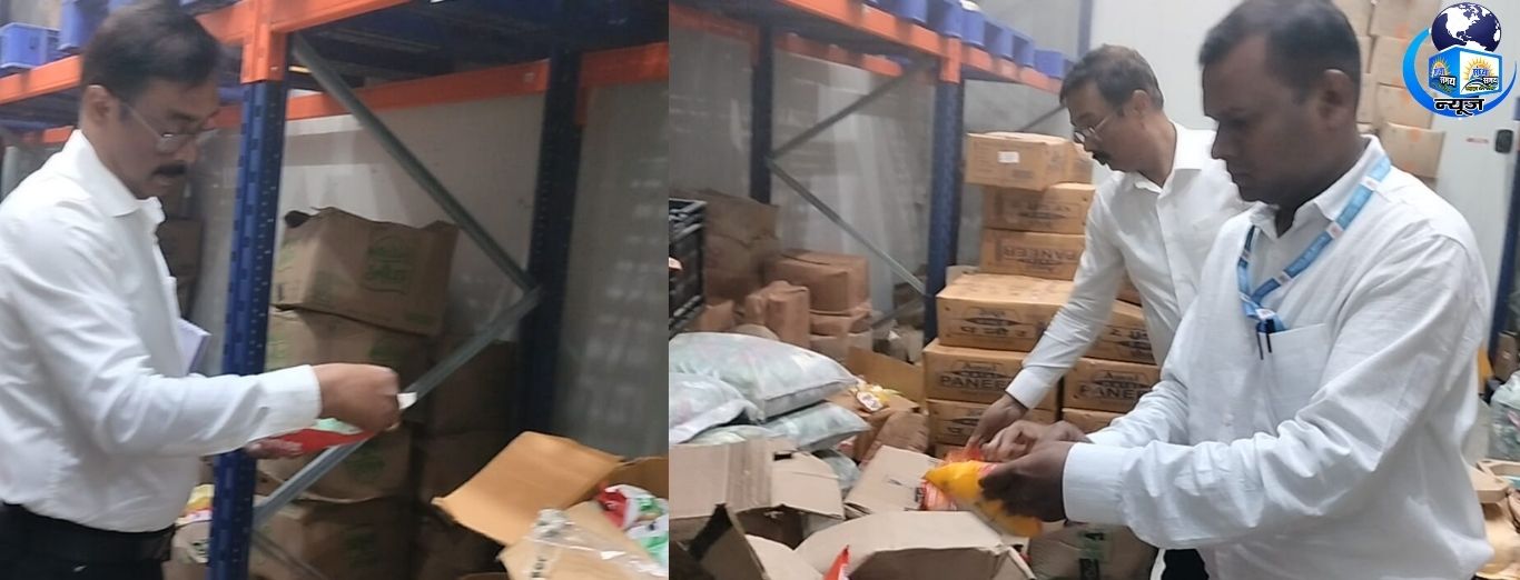 बिग बास्केट वेयरहाउस में लापरवाही, विभाग ने थमाया नोटिस