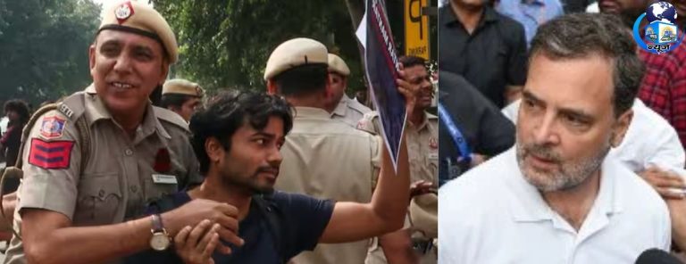 FIR से इनकार पर भड़के राहुल, दिल्ली पुलिस को चेतावनी
