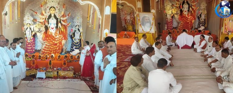 महर्षि नगर में शारदीय नवरात्रि, दुर्गा पूजा का शुभारंभ