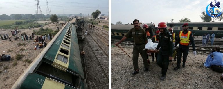 पाकिस्तान ट्रेन हादसा: बाबा एक्सप्रेस के 14 डिब्बे पटरी से उतरे, 6 की मौत