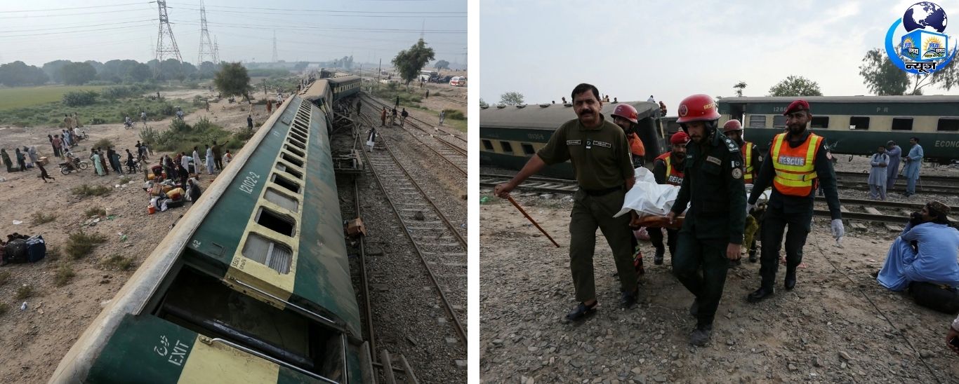 पाकिस्तान में रहमान बाबा एक्सप्रेस हादसा, 6 की मौत